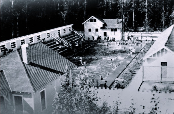 Queen Elizabeth Pool - the oldest municipal pool in Western Canada